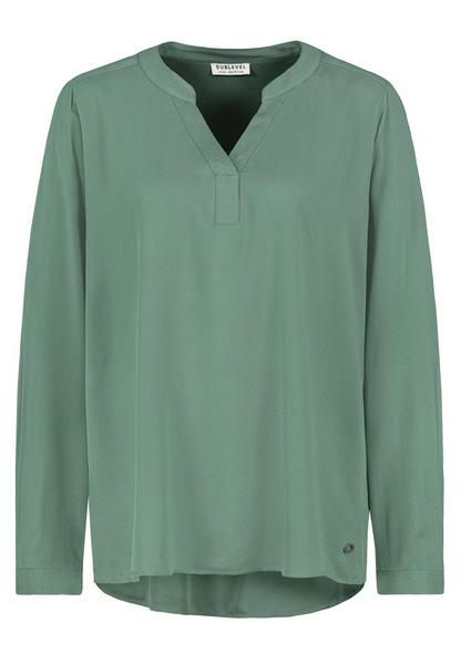 DOB Bluse, langarm mit Manschette, - 12400/forest