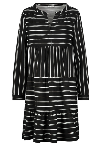 Kleid mit Volants, midi, Blusen