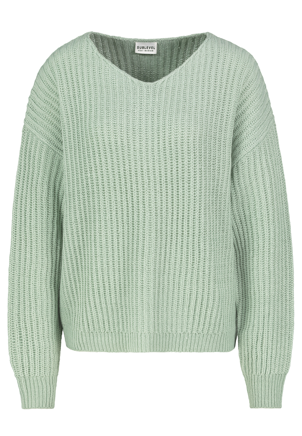 DOB Strick Pullover, langarm, V-Aus female