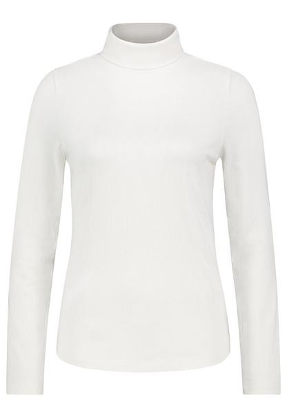 DOB Shirt, langarm, Rollkragen - 22000/offwhite