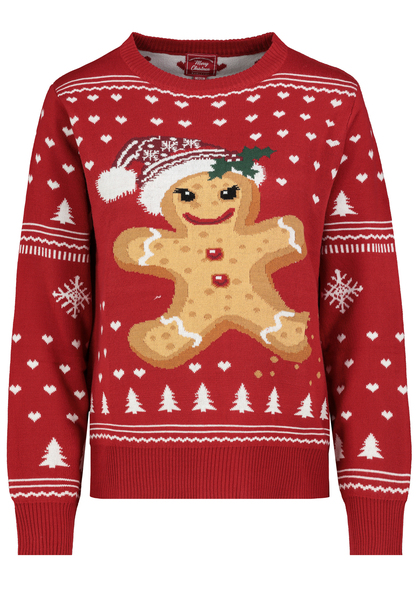 DOB Strick Pullover, langarm, Rundh - 15300/fire b