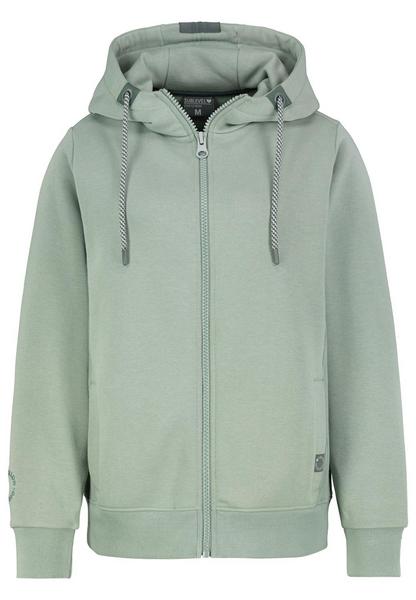 DOB Sweatjacke,langarm,Kapuze vorne - 12200/Jadeit
