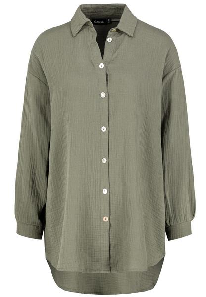 DOB LONG-Bluse, Oversize, 