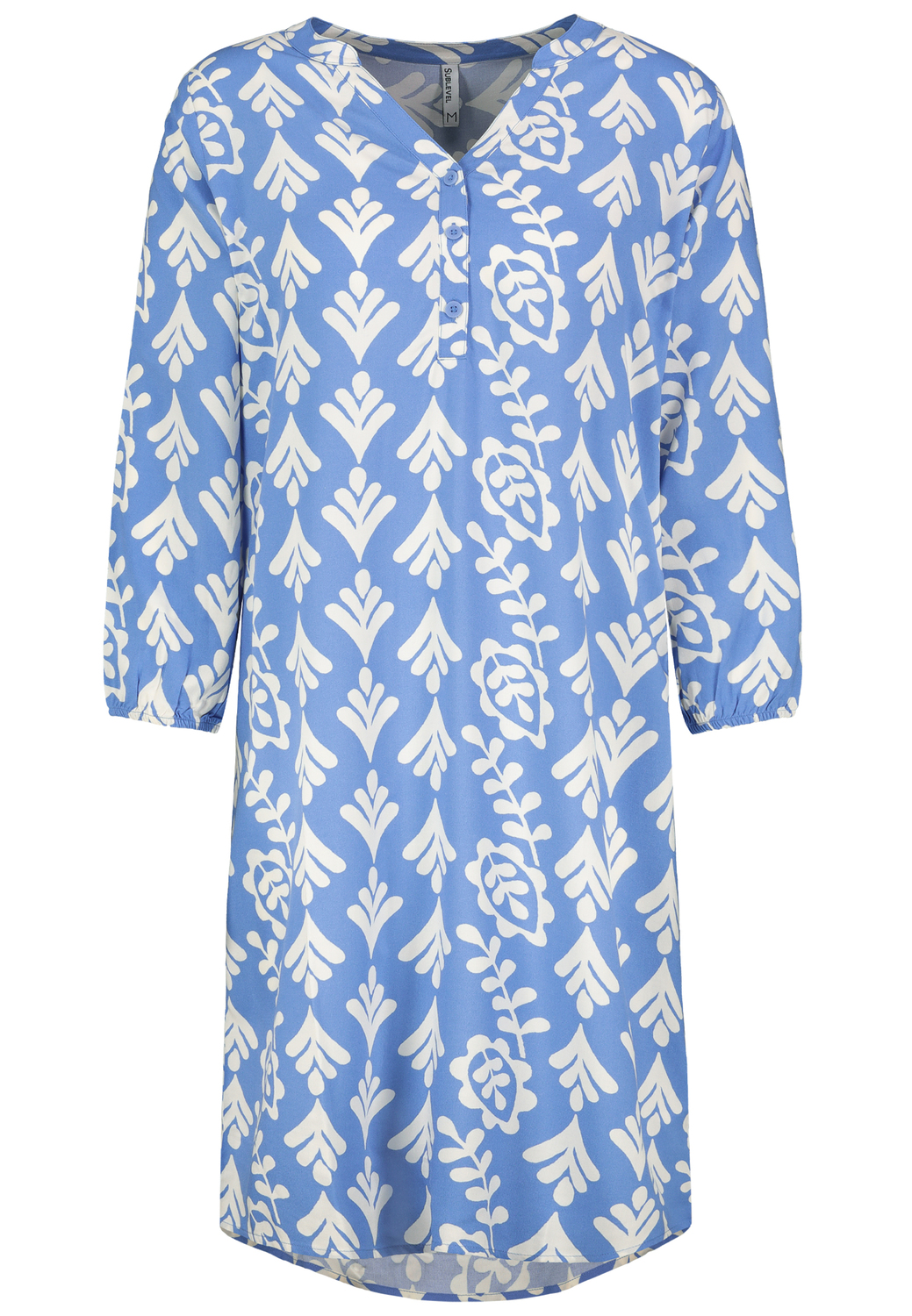 Kleid,Tunikastil,midi,lockere Passf female