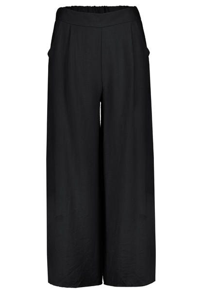 DOB Hose, weit ausgestelltes Bein, - 24000/black N