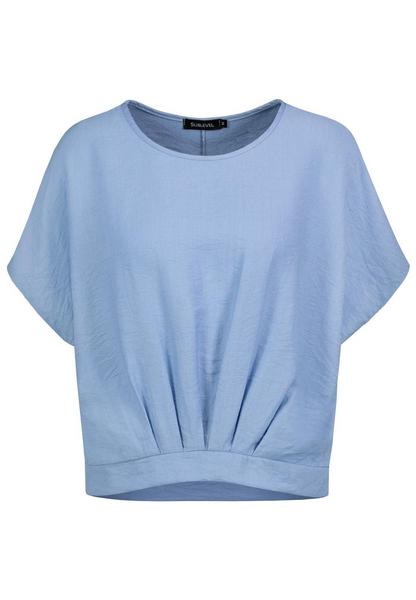 DOB Bluse kurzarm, Angeschnittener - 19200/light b