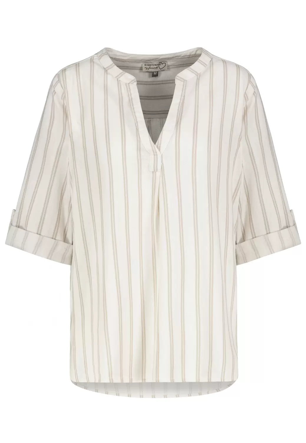 DOB Bluse, 3/4 arm, Stegkragen, female