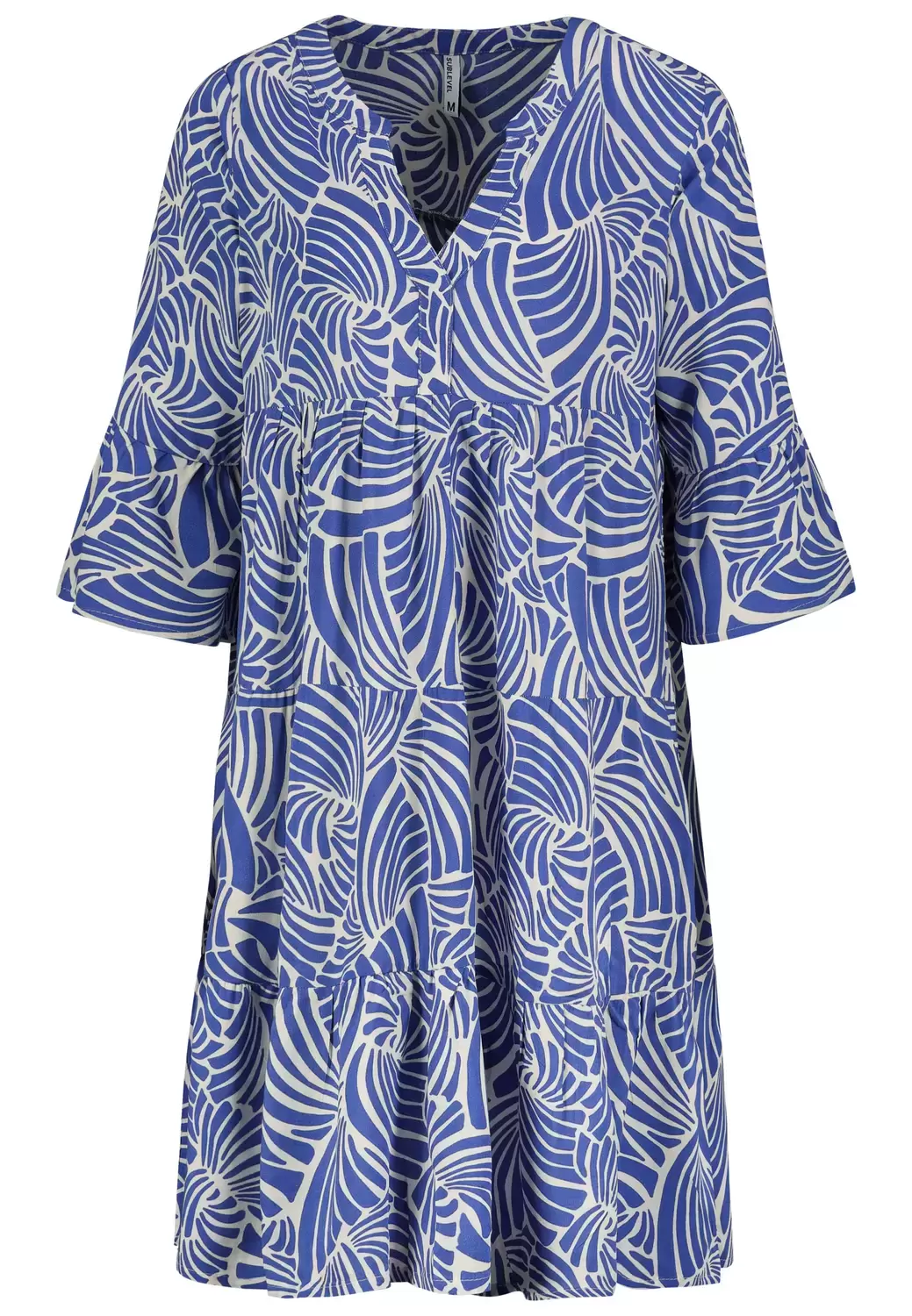 Damen, Kleid kurzarm female