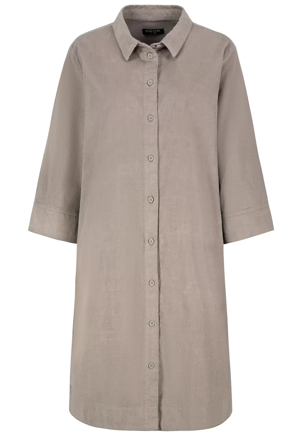 DOB Cordkleid, midi, 3/4-Ärmel mit