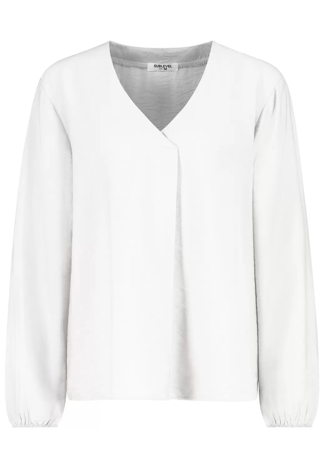 DOB Bluse, langarm, V-Ausschnitt mi female