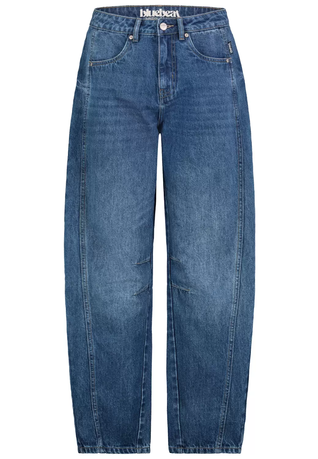 Damen, Hose Denim, middle blue denim: M318