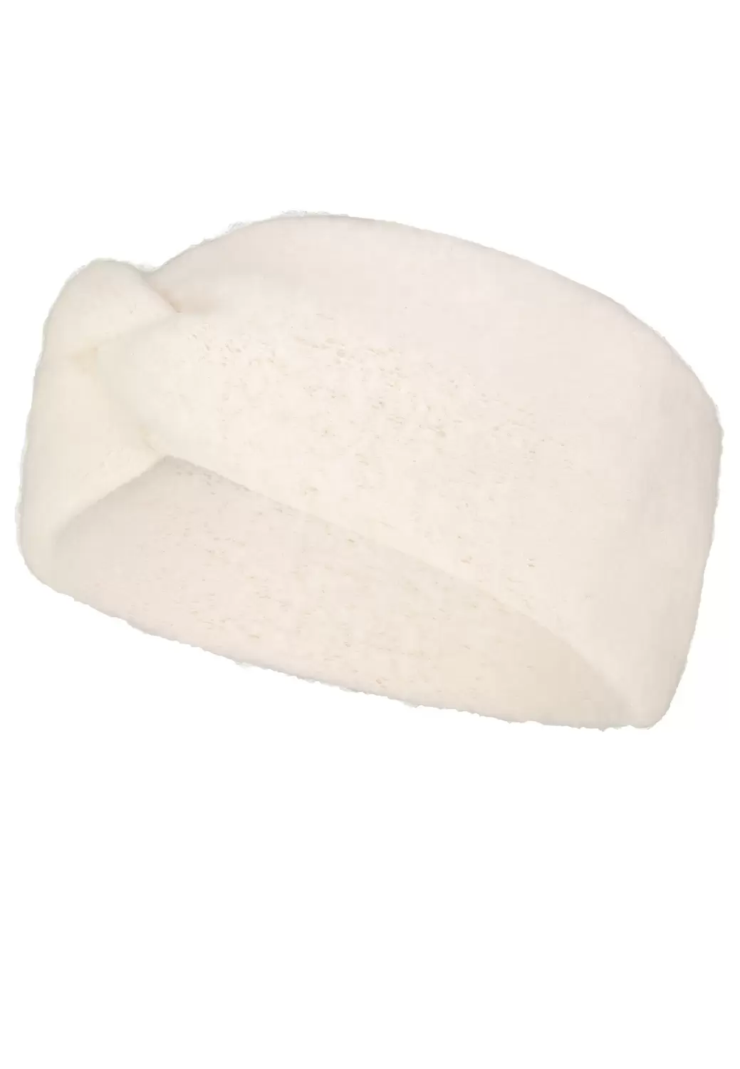 Damen Stirnband aus Strick mit Kno, ivory white