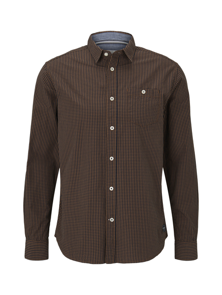 regular mini vichy check - 24639/navy brown vichy