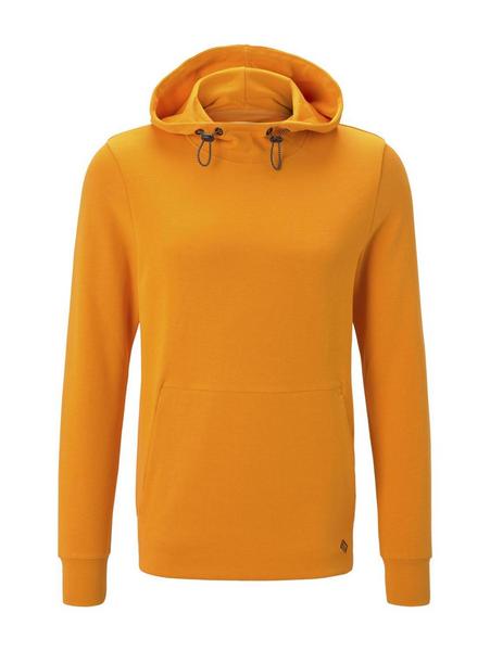 hoody with special fabric - 23779/goldfish orange