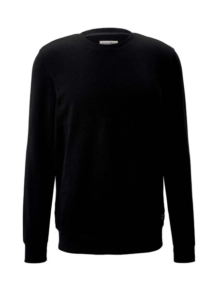 structure crewneck - 29999/Black