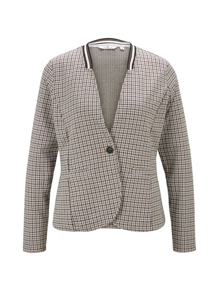 check blazer - 24612/camel small check