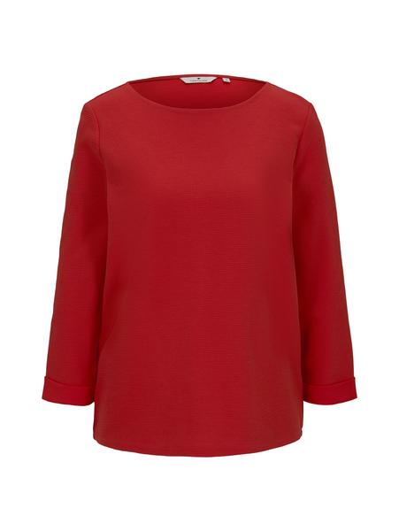 T-shirt structure crew neck - 11025/Strong Red