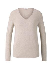 sweater basic v-neck