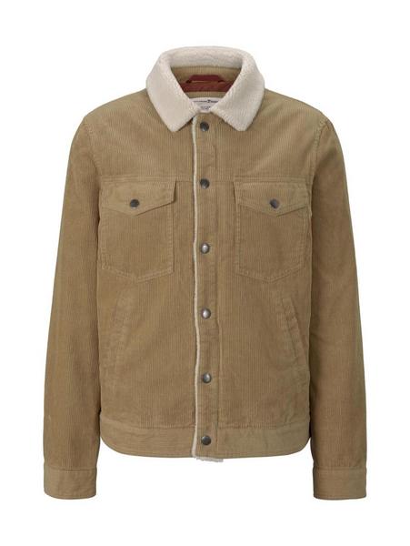 corduroy trucker jacket - 11036/Smoked Beige