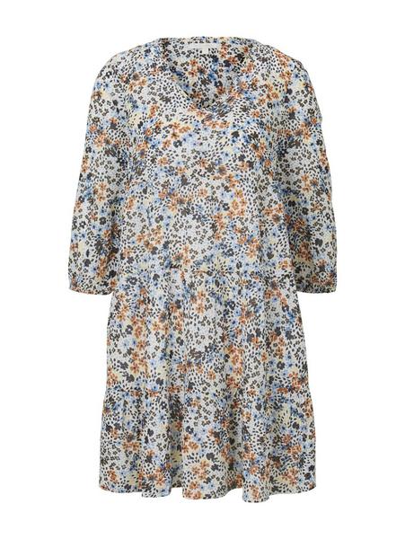 printed babydoll dress - 24905/light flower print