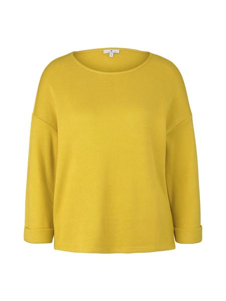 Sweatshirt wide crew-neck - 24567/california sand