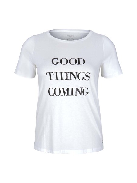 T-shirt with sequins artwork
