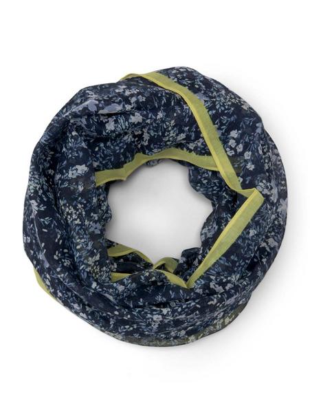 printed loop scarf - 10668/Sky Captain Blue