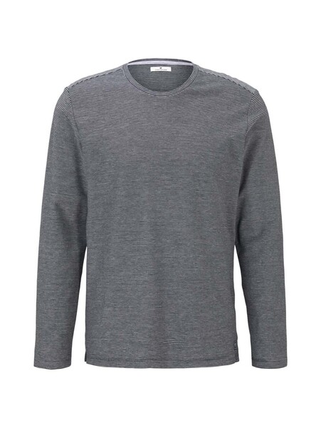 structured stripe longsleeve - 10302/Dark Blue