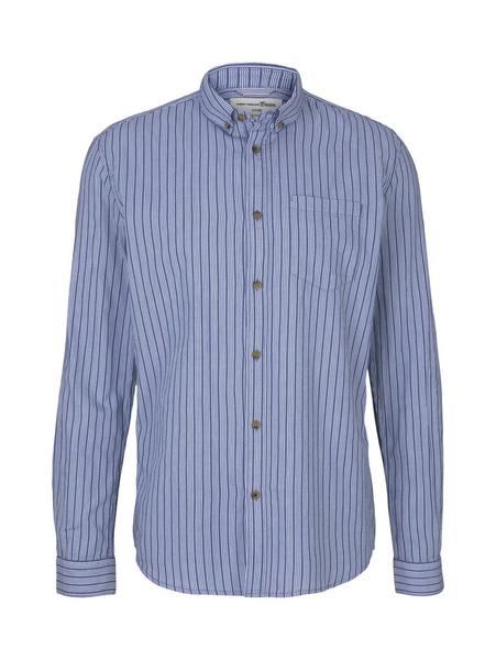striped long sleeve shirt - 26426/blue regular yar