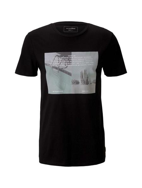 T-shirt w. fotoprint - 29999/Black