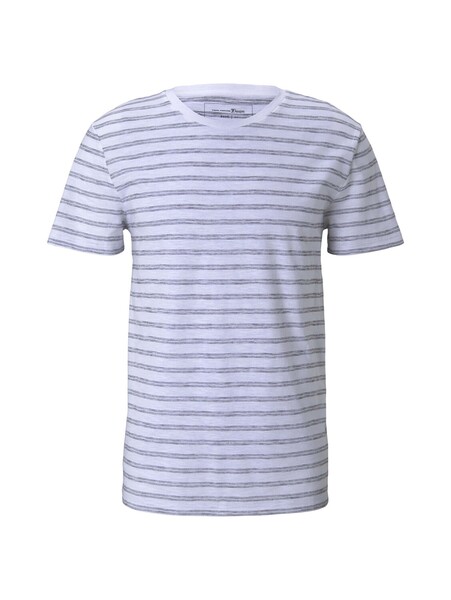 striped T-shirt - 27161/white black injected stri