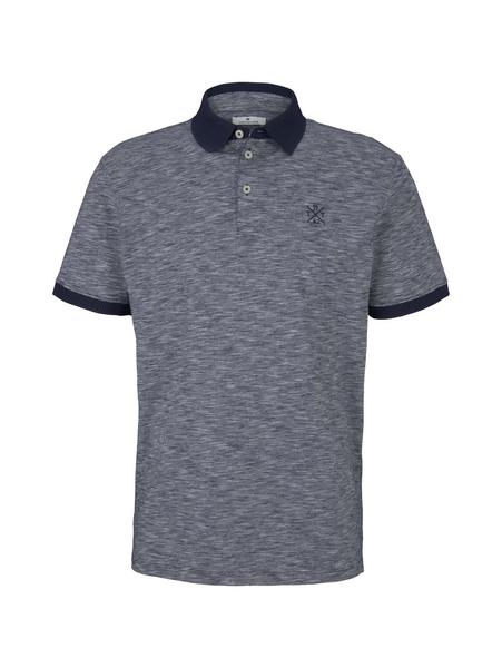 fine striped polo with details - 22904/offwhite na