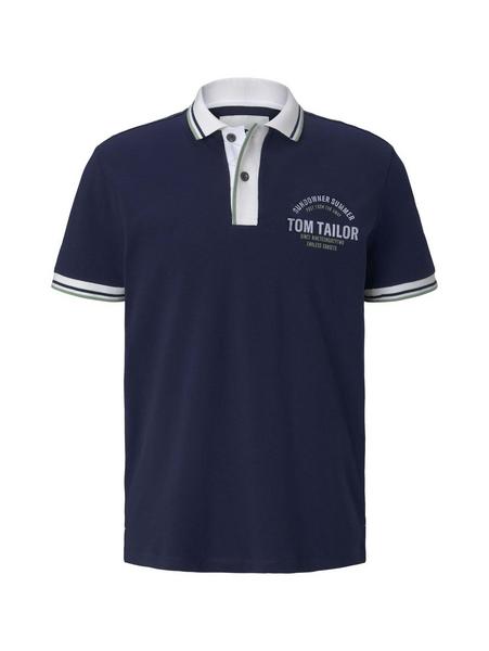 decorated polo shirt - 10932/Sailor Blue