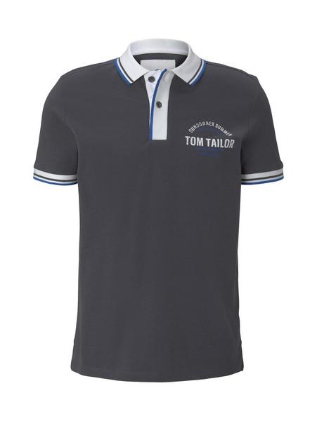 decorated polo shirt - 10899/Tarmac Grey