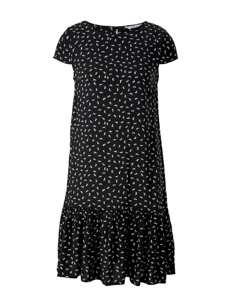 dress printed short sleeves - 26894/black geometri