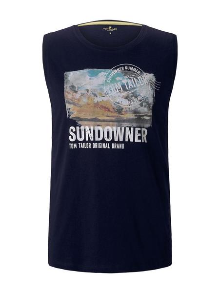 tanktop with print - 10932/Sailor Blue