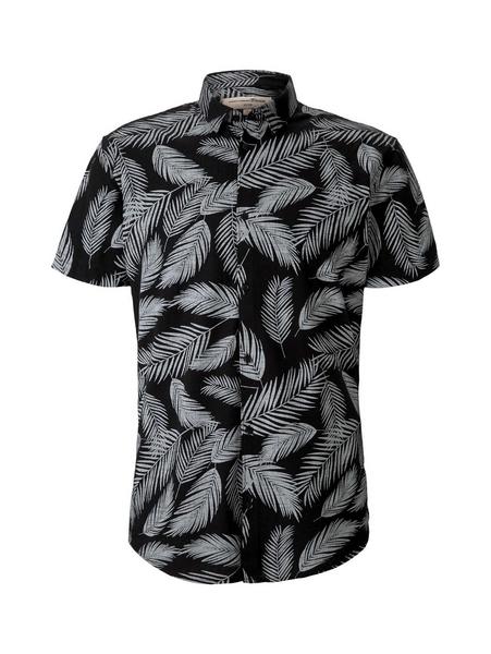 printed short sleeve shirt - 26968/black white pal