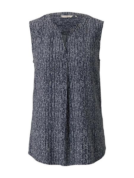 blouse top easy shape - 27424/blue minimal design