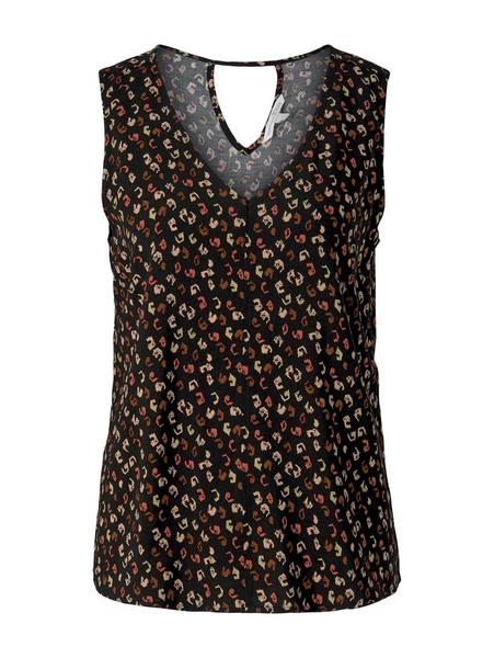visose v-neck top - 26950/colourful leo print