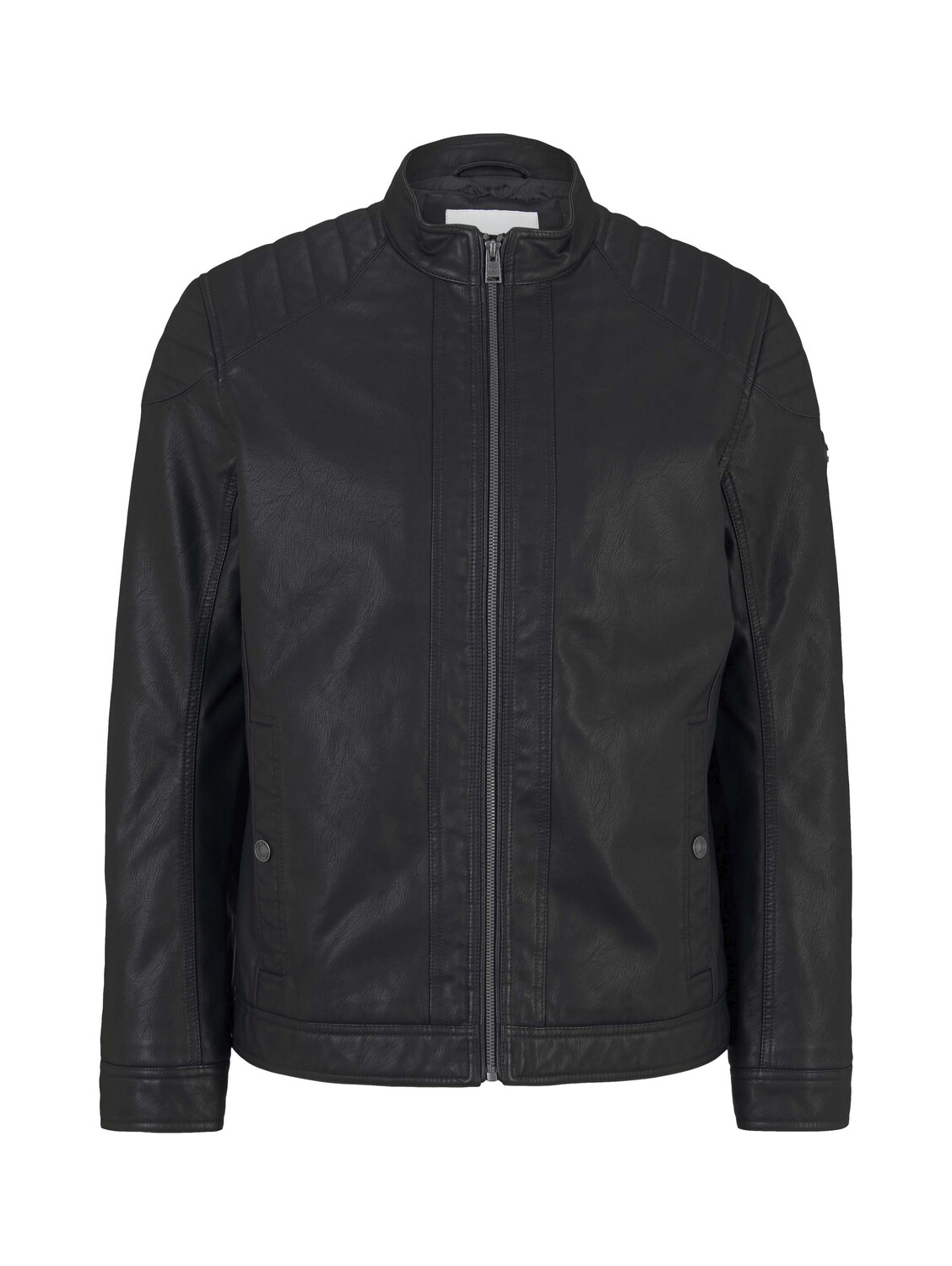 Fake leather jacket male
