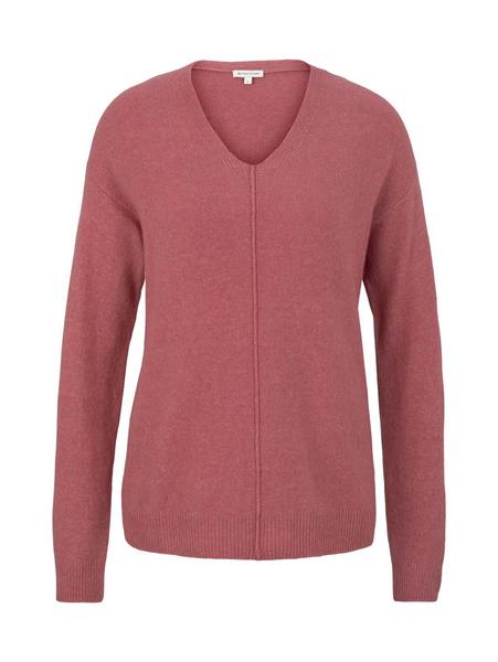 pullover cozy v-neck
