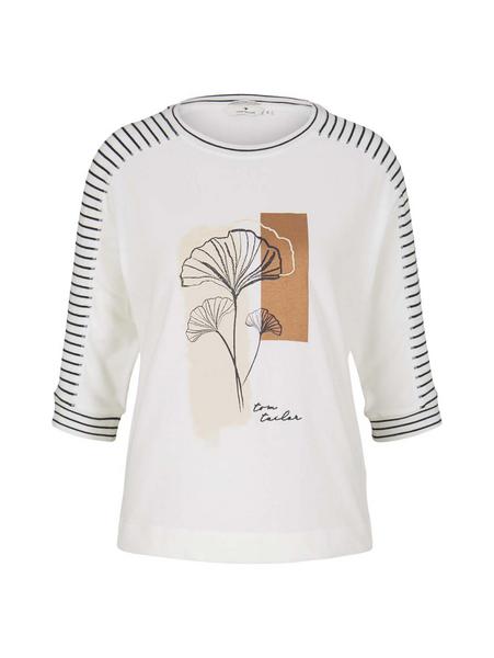 T-shirt stripe solid mix - 10315/Whisper White