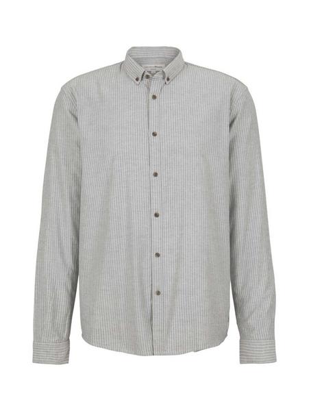 striped twill shirt