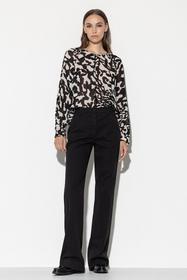 Tunikabluse mit Animal-Print, print