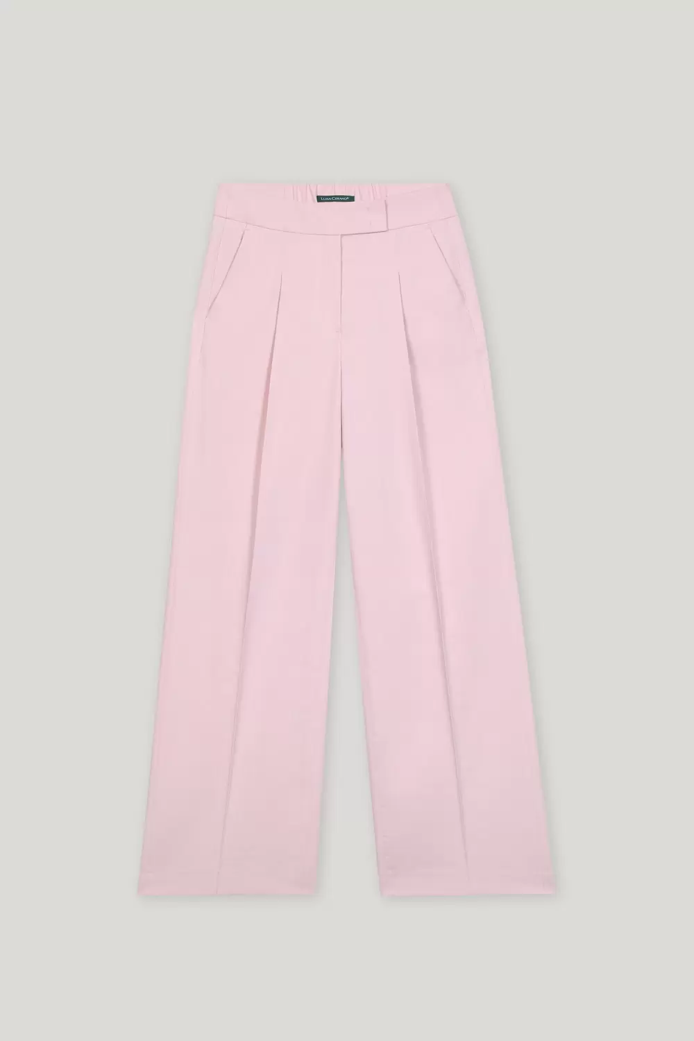 Twill-Wideleg-Pants