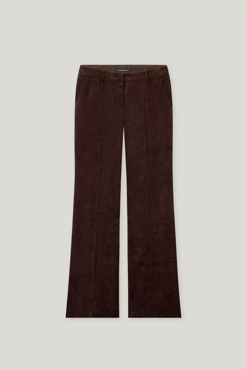 Flared-Cord-Pants - 780/espresso