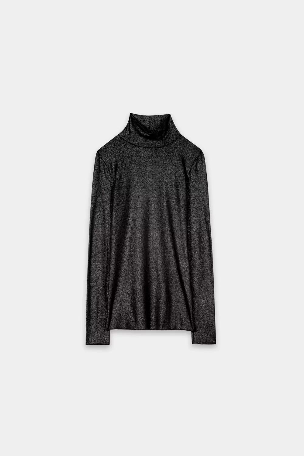 Glanz-Rollkragen-Shirt female