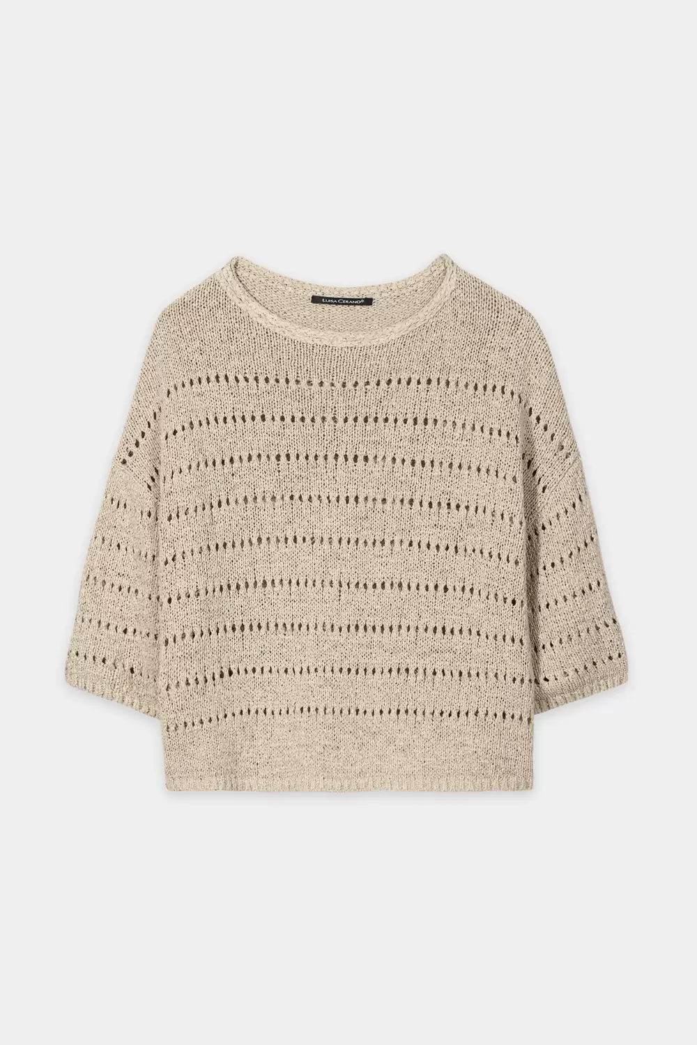 Pullover mit Ajour-Muster female