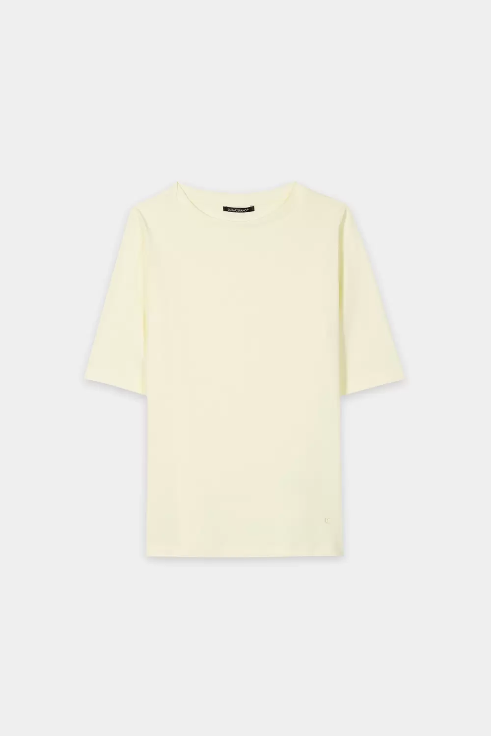 Halbarm-Shirt in Ripp-Optik female