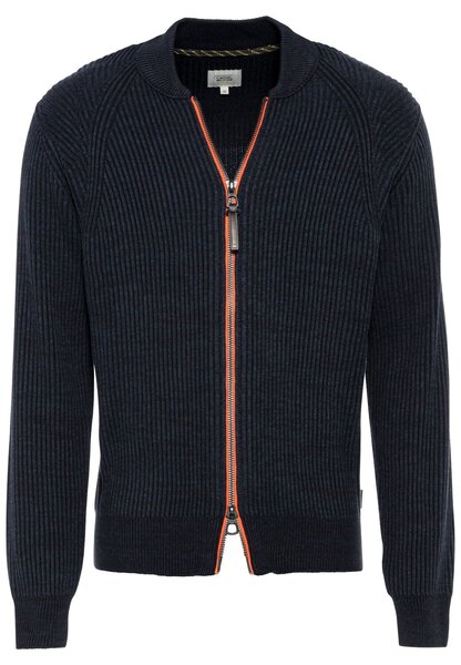 Strickjacke in Bomberjacken-Style